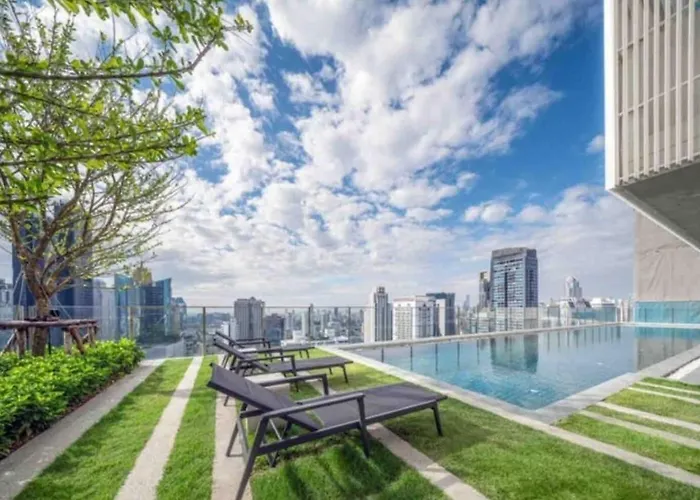 Modern Luxury Center Of Bkk 5 Mins Bts Asok * Bangkok