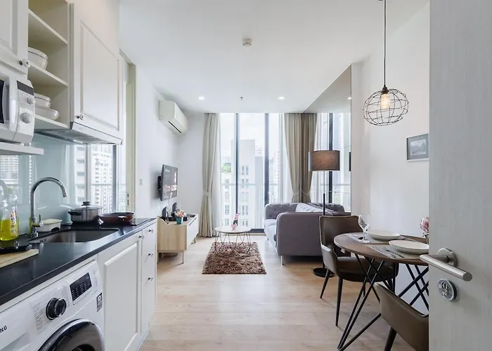 Modern Luxury Center Of Bkk 5 Mins Bts Asok Apartment Bangkok