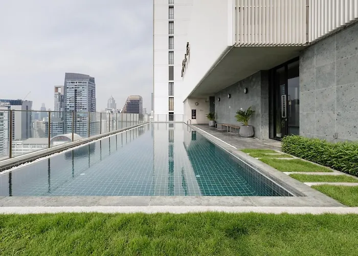 Apartment Modern Luxury Center Of Bkk 5 Mins Bts Asok