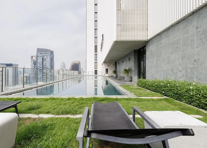 Apartment Modern Luxury Center Of Bkk 5 Mins Bts Asok